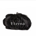 CAR394 — carteira flor, preto