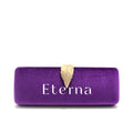 CAR599 — carteira rectangular folha, lilas
